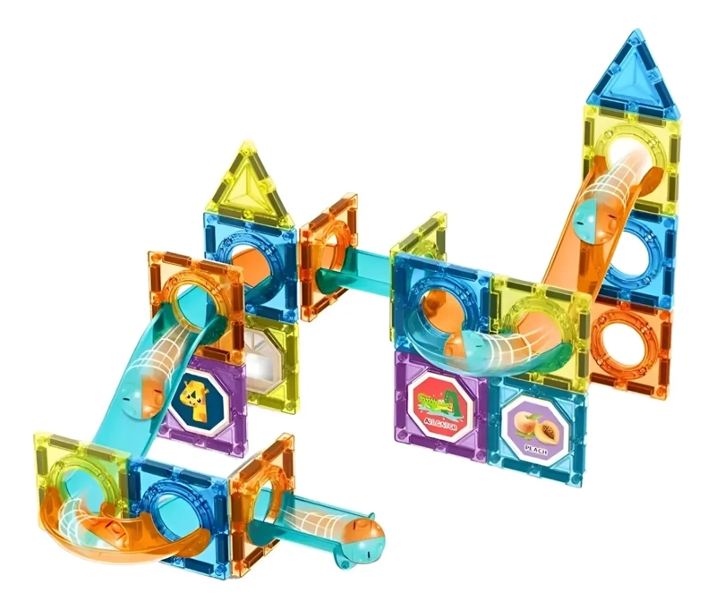 SET 42 PCS BLOQUES MAGNE TICOS DE CONSTRUCCION 3+ AÑOS - 8