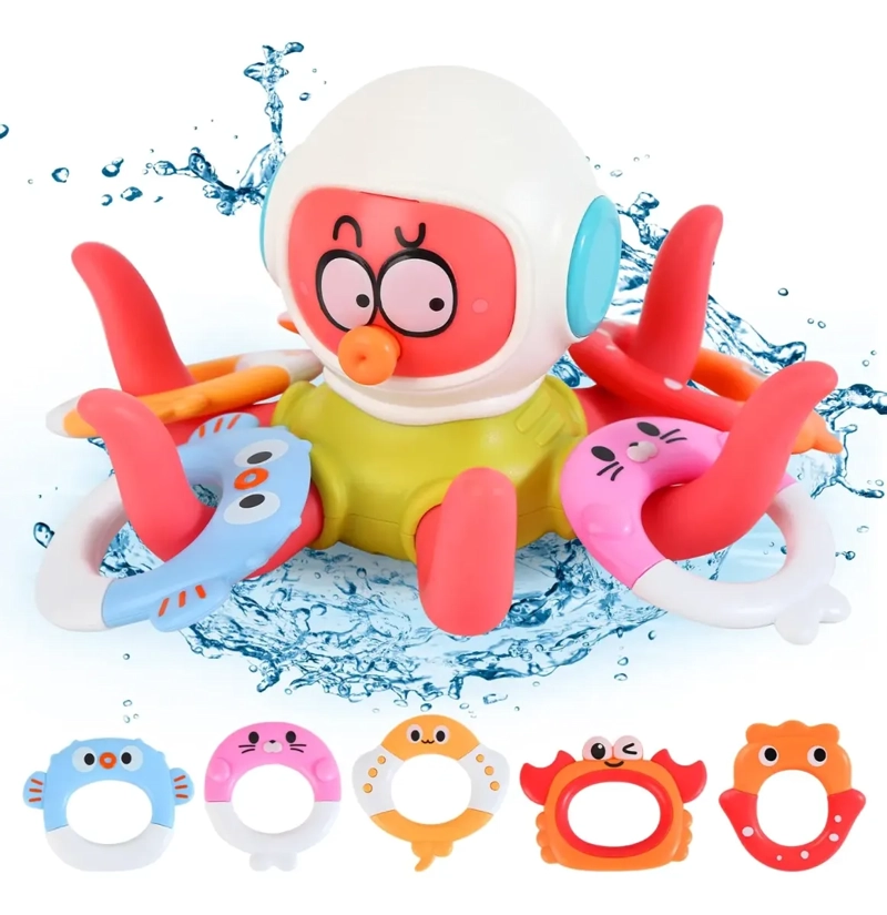 JUGUETE OCTOPUS PULPO DIDACTICO SENSORIAL BEBE S 18+ MESES - 1