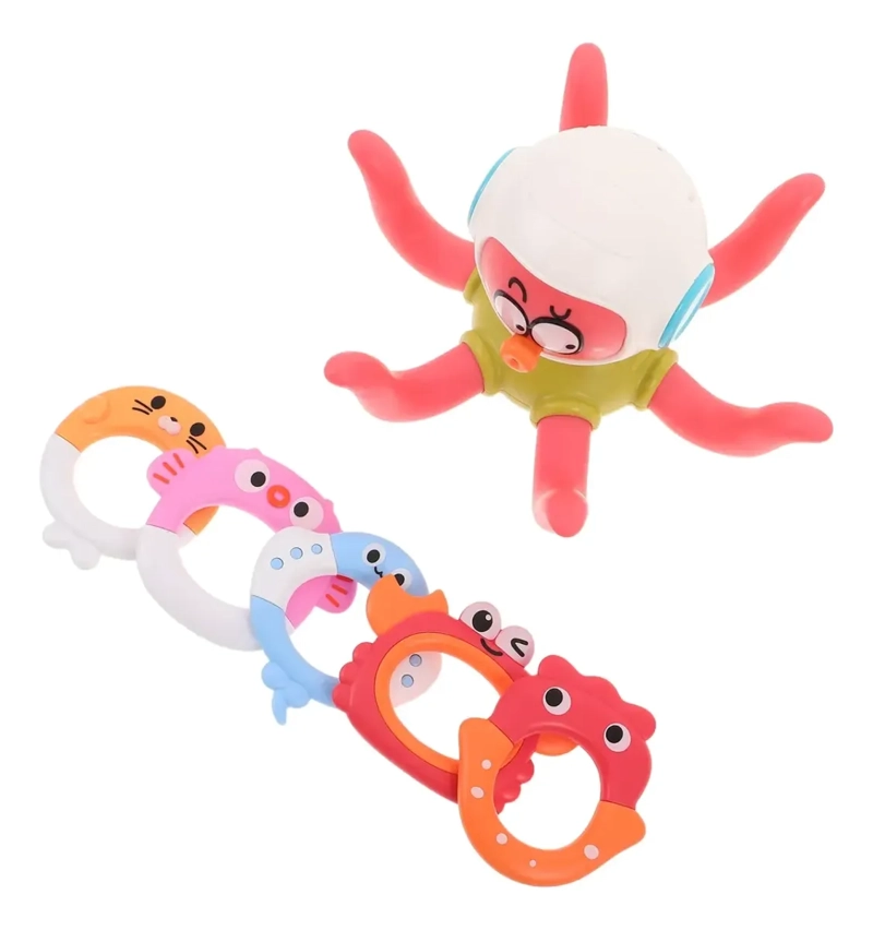 JUGUETE OCTOPUS PULPO DIDACTICO SENSORIAL BEBE S 18+ MESES - 3