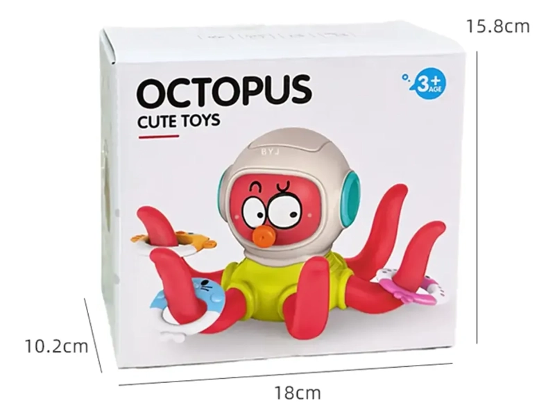 JUGUETE OCTOPUS PULPO DIDACTICO SENSORIAL BEBE S 18+ MESES - 7