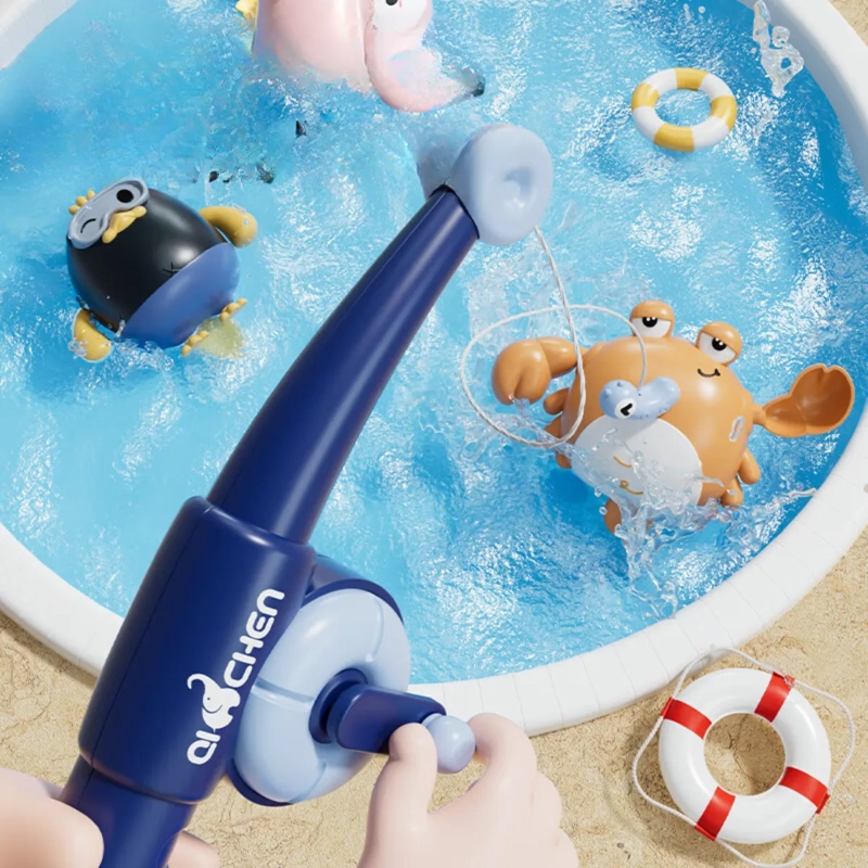 JUEGO PESCA MAGNE TICA PARA BAÑERA JUGUETE DUCHA BEBE  NIÑOS - 3