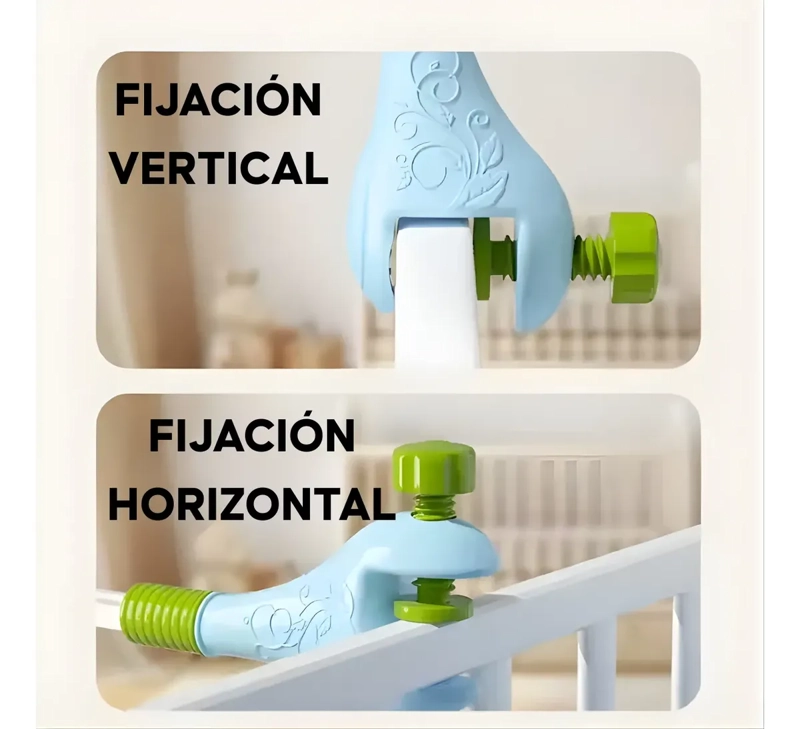 MOVIL MUSICAL AZUL CLARO PARA CUNA PROYECTOR LUCES Y SONIDOS BEBE - 7