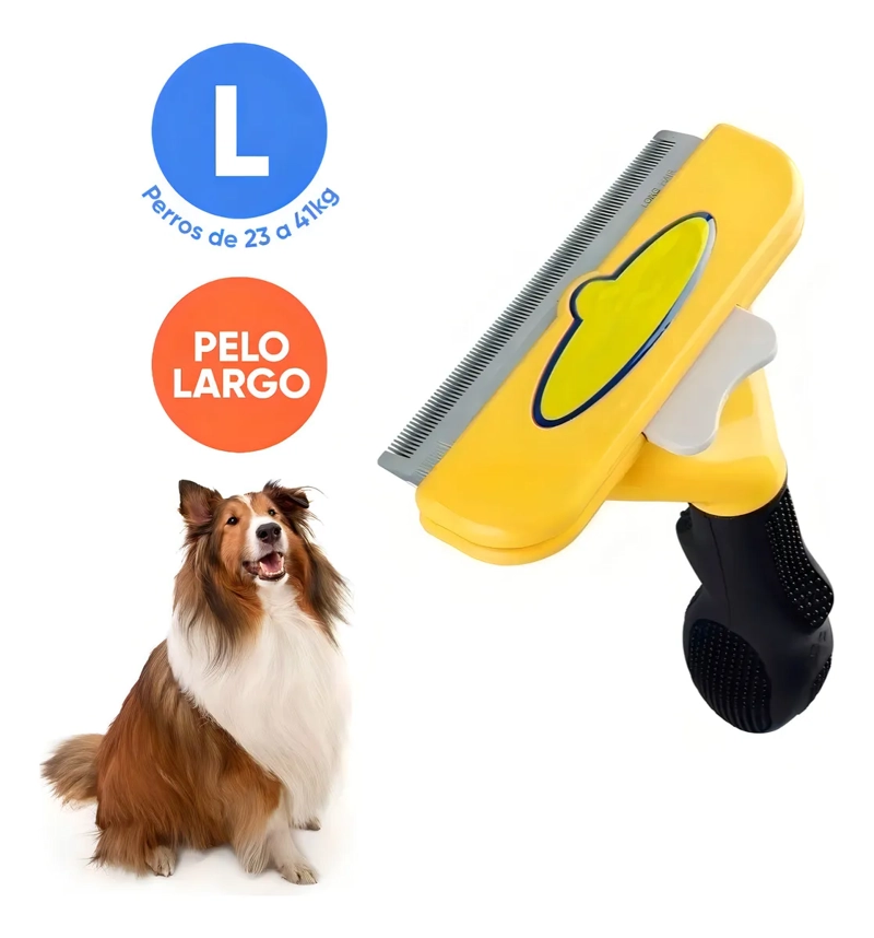 CEPILLO DESLANADOR FELLTRIMMER PARA PERROS GRANDES TALLA L - 2