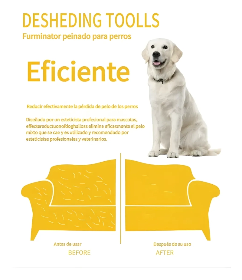 CEPILLO DESLANADOR FELLTRIMMER PARA PERROS GRANDES TALLA L - 3