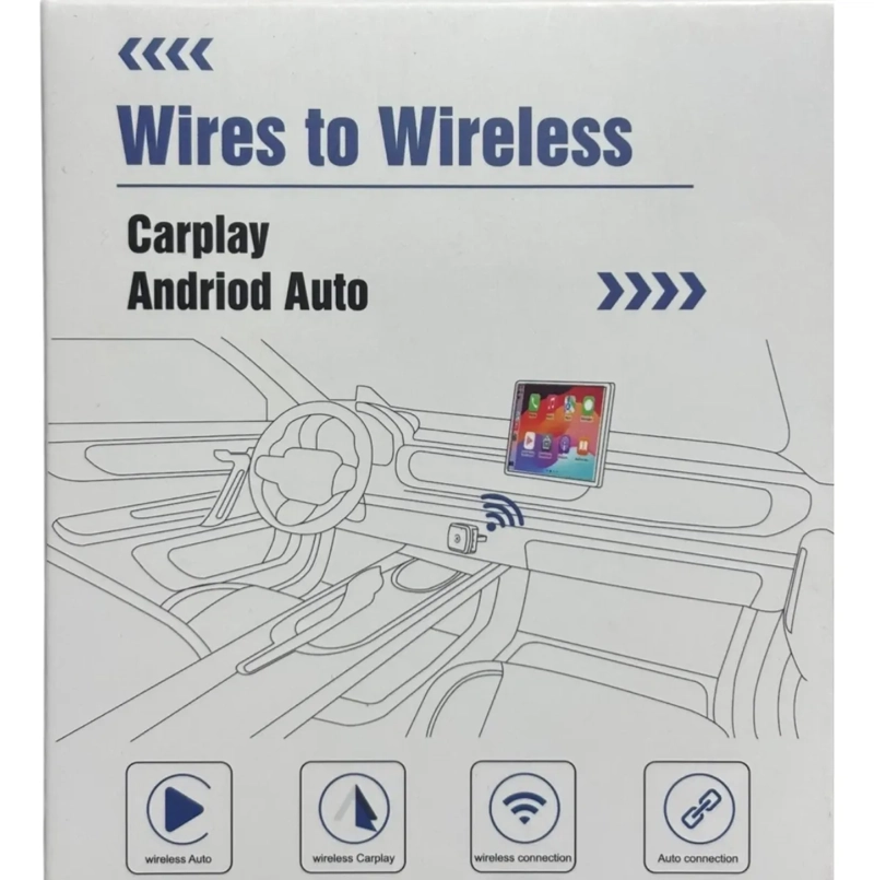ADAPTADOR INALAMBRICO CARPLAY ANDROID AUTO WIRES TO WIRELESS - 5