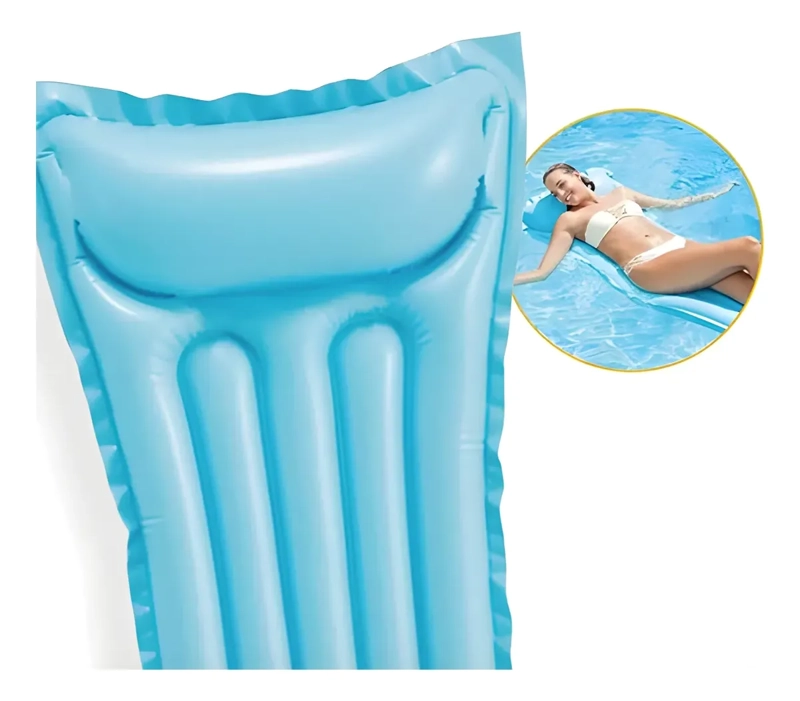 REPOSERA INFLABLE PARA PISCINA Y PLAYA RESISTENTE 183X70CM - 3