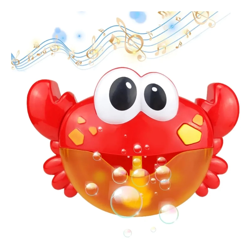 JUGUETE BAÑERA CANGREJO GENERADOR DE BURBUJAS MUSICAL - 2