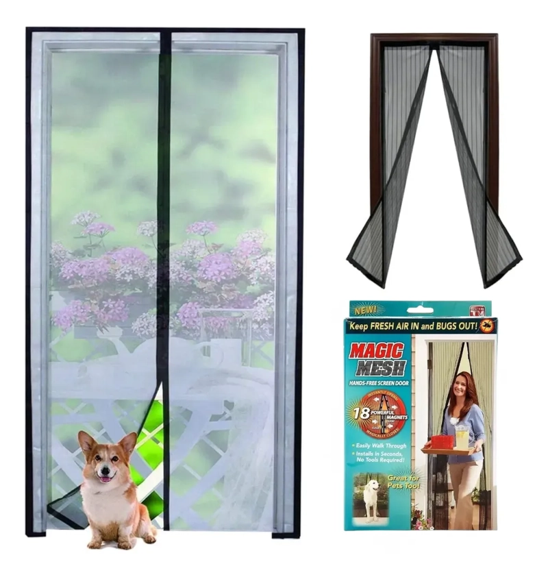 MALLA MOSQUITERA MAGNE TICA PARA PUERTAS 150X130CM MAGIC MESH - 1