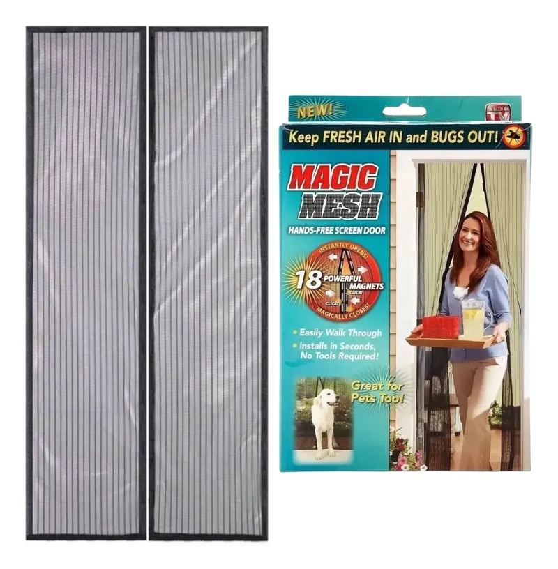 MALLA MOSQUITERA MAGNE TICA PARA PUERTAS 200X210CM MAGIC MESH - 1
