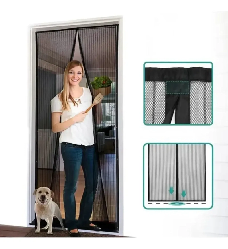 MALLA MOSQUITERA MAGNE TICA PARA PUERTAS 200X210CM MAGIC MESH - 2