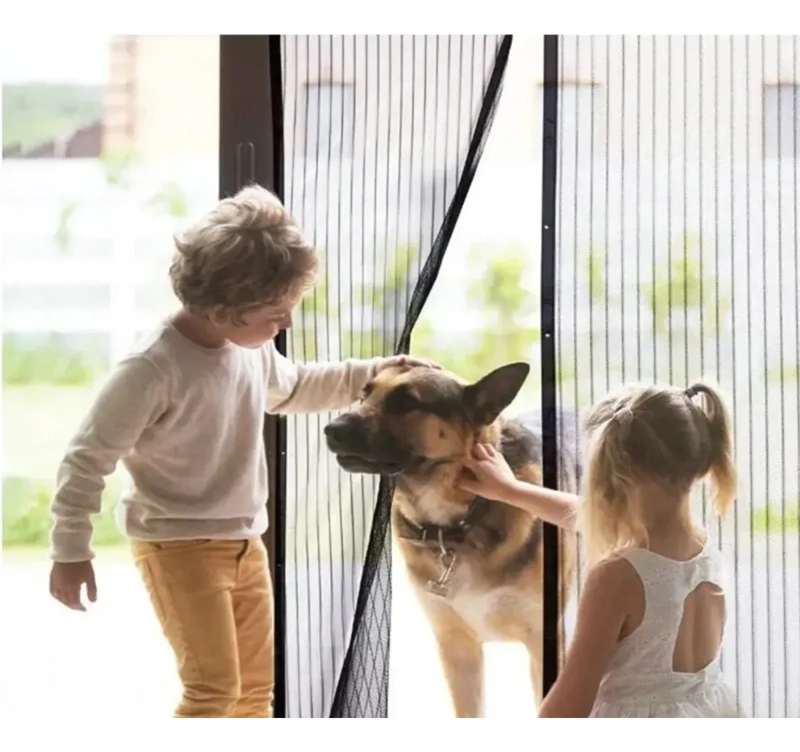 MALLA MOSQUITERA MAGNE TICA PARA PUERTAS 200X210CM MAGIC MESH - 4