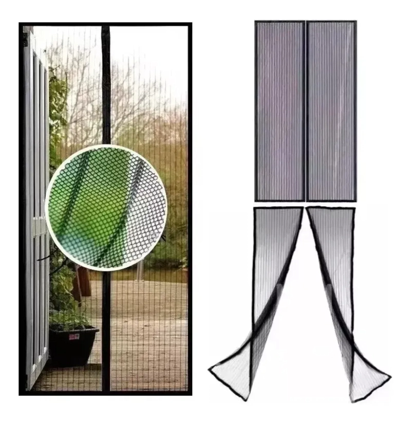 MALLA MOSQUITERA MAGNE TICA PARA PUERTAS 200X210CM MAGIC MESH - 8