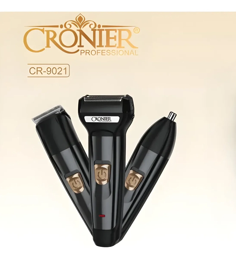 MAQUINA AFEITAR HOMBRE 3EN1 CORTAPELO BARBA NARIZ RECARGABLE - 5