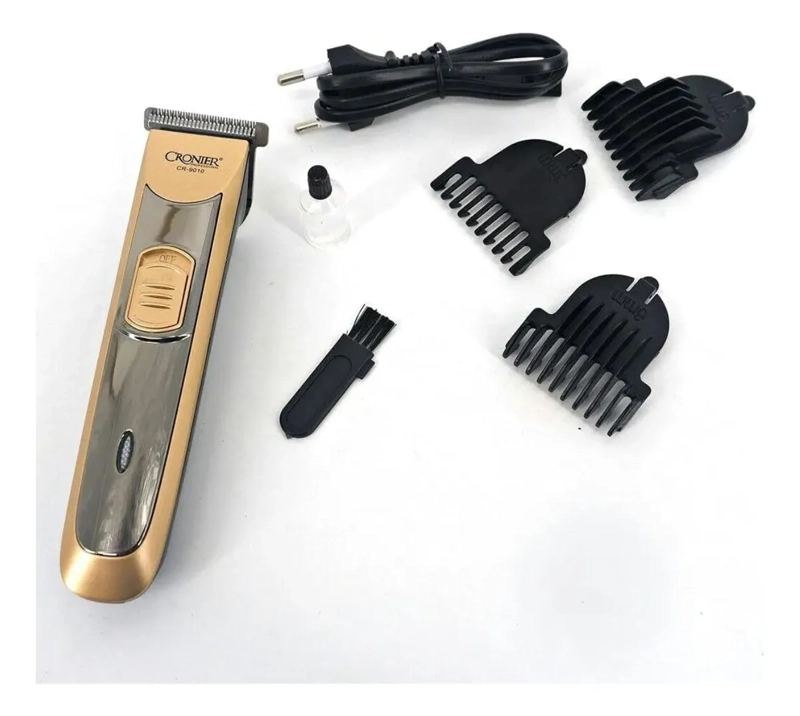 CORTADORA PELO CRONIER PROFESIONAL CR-9010 INALAMBRICA GOLD - 2