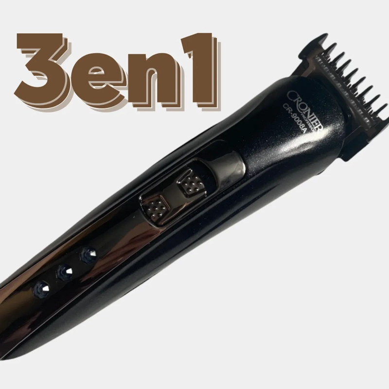MAQUINA AFEITAR HOMBRE CORTAPELO BARBA NARIZ 3EN1 RECARGABLE - 5