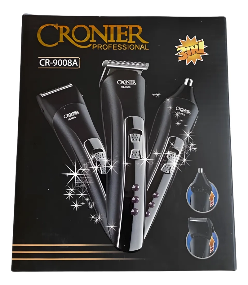 MAQUINA AFEITAR HOMBRE CORTAPELO BARBA NARIZ 3EN1 RECARGABLE - 7
