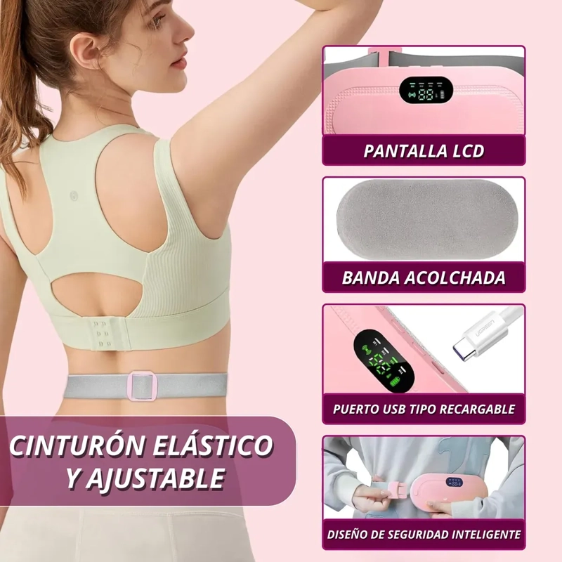 ALMOHADILLA TE RMICA ABDOMINAL CINTURON COLICOS MENSTRUALES - 8