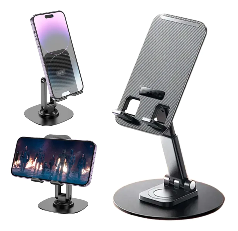 SOPORTE CELULAR ESCRITORIO GIRATORIO 360° IR CZ17 - 1