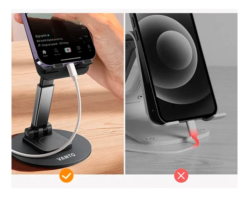 SOPORTE CELULAR ESCRITORIO GIRATORIO 360° IR CZ17 - 2
