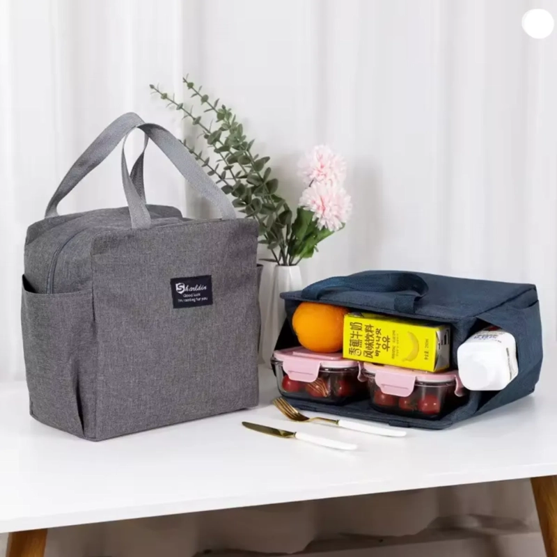 LONCHERA TE RMICA IMPERMEABLE PORTA ALIMENTOS OFICINA PICNIC - 12