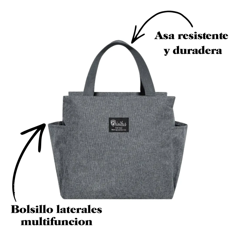 LONCHERA TE RMICA IMPERMEABLE PORTA ALIMENTOS OFICINA PICNIC - 2