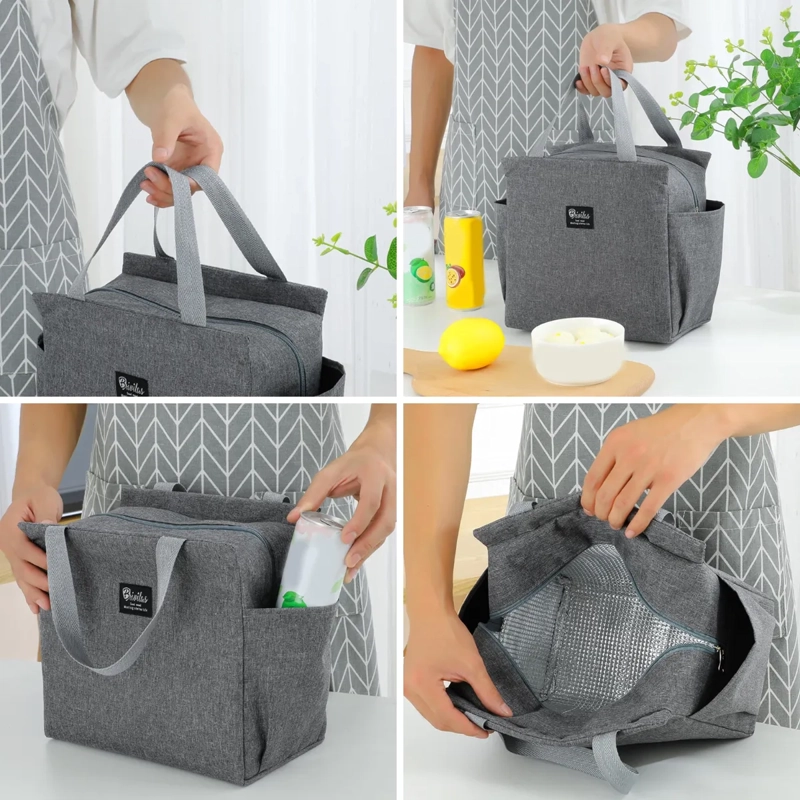 LONCHERA TE RMICA IMPERMEABLE PORTA ALIMENTOS OFICINA PICNIC - 7