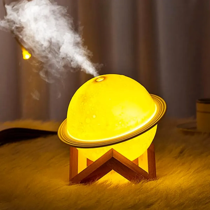 HUMIDIFICADOR LAMPARA DISEÑO PLANETA JUPITER DIFUSOR AROMA - 7