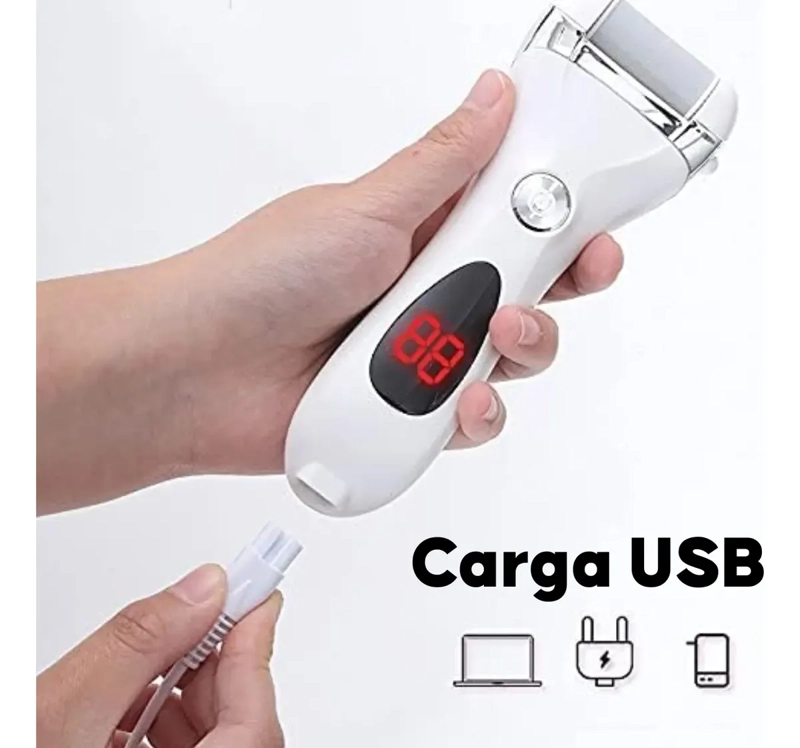 REMOVEDOR CALLOS ELE CTRICO RECARGABLE LIMA 2 EN 1 WATERPROOF - 3