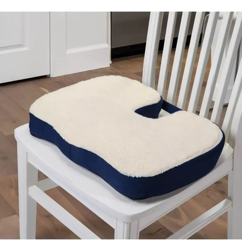 COJIN GEL ESPUMA VISCOELASTICA SOPORTE LUMBAR ERGONOMICO - 4