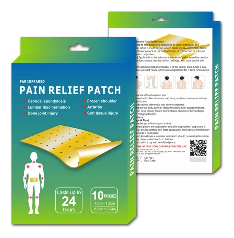 PACK 10 PARCHES MENTOLADOS ALIVIO DOLOR MUSCULAR ARTICULAR - 8