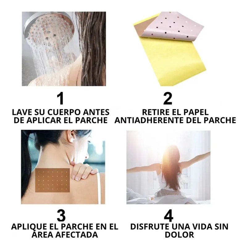 PACK 20 PARCHES MENTOLADOS ALIVIO DOLOR MUSCULAR ARTICULAR - 3