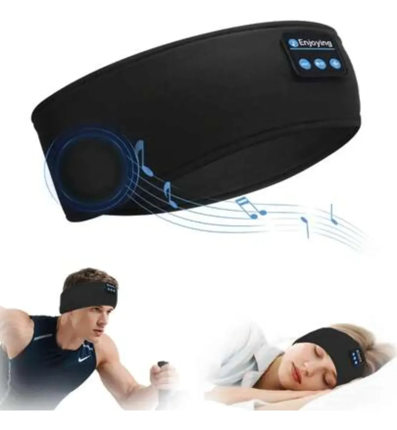 CINTILLO ANTIFAZ BANDA BLUETOOTH AURICULAR DEPORTE MUSICA - 1