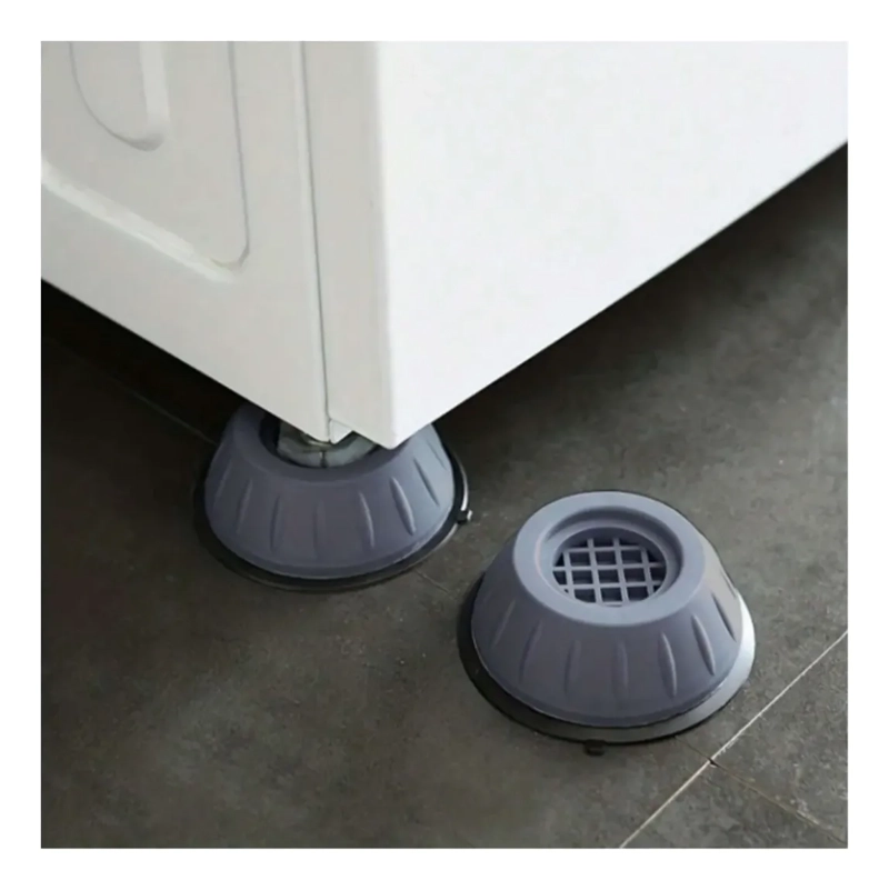 PACK 4 SOPORTES ANTIVIBRACION LAVADORA MUEBLES MULTIUSOS - 3