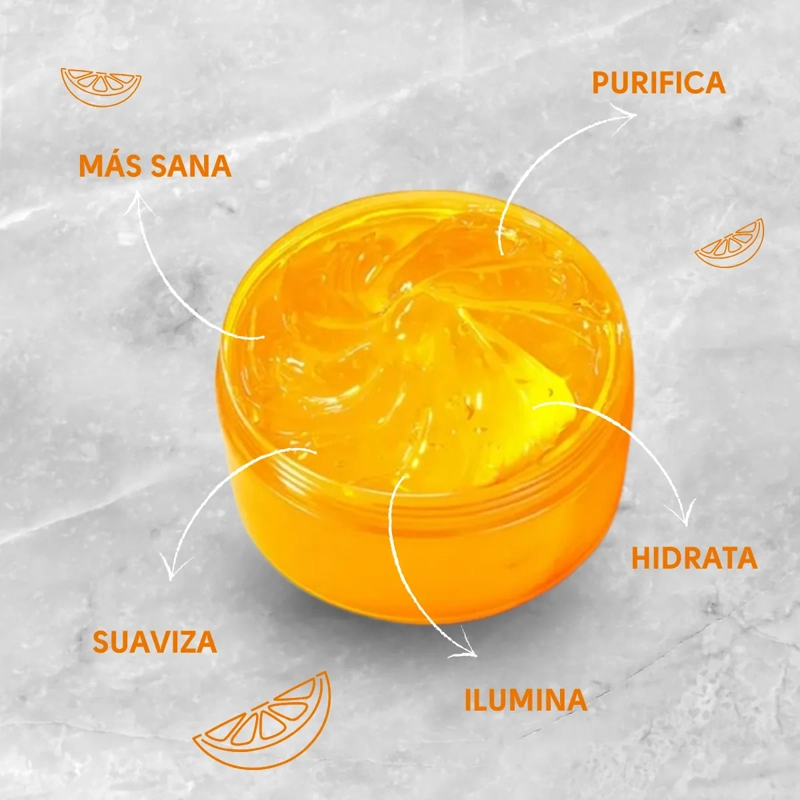GEL FACIAL HIDRATANTE ACLARANTE VITAMINA C 300ML - 3