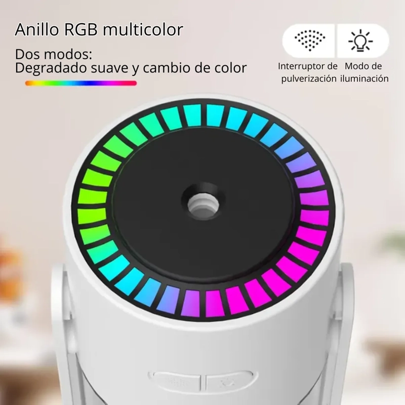 HUMIDIFICADOR DIFUSOR AROMA Y PROYECTOR ESTRELLAS RELAJANTE - 6