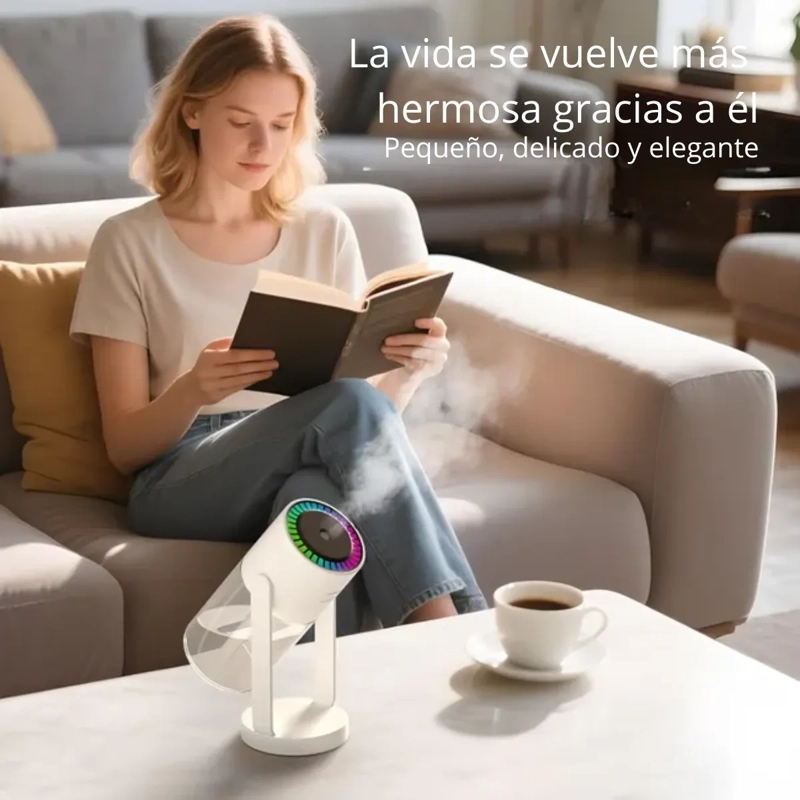 HUMIDIFICADOR DIFUSOR AROMA Y PROYECTOR ESTRELLAS RELAJANTE - 8