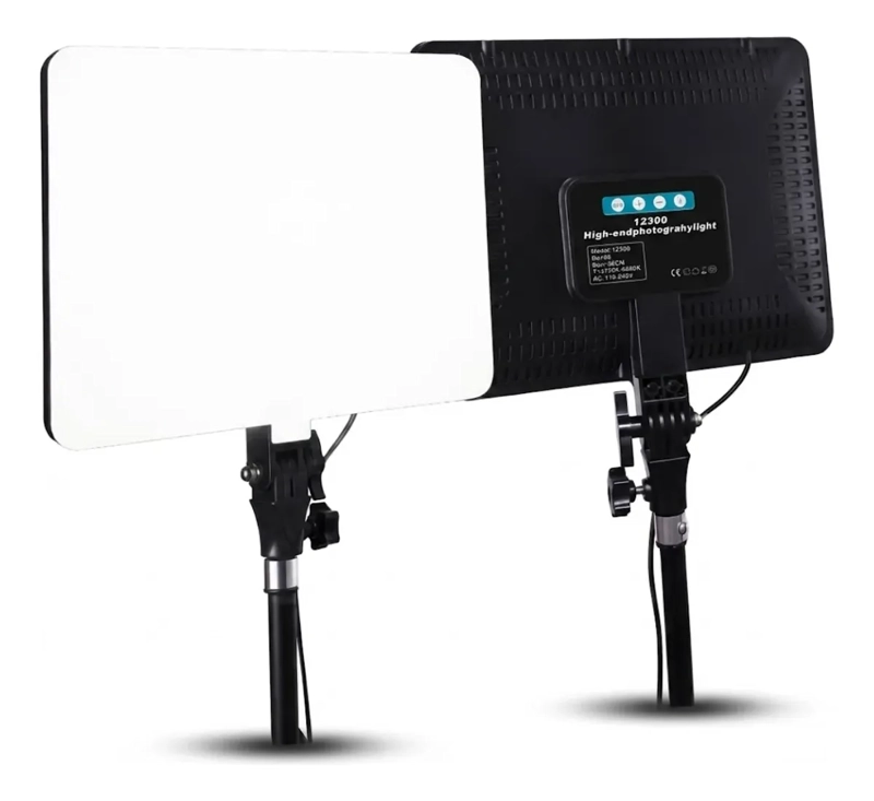 PANEL FOCO LUZ LED FOTOGRAFIA PROFESIONAL CALIDA FRIA NEUTRA - 1
