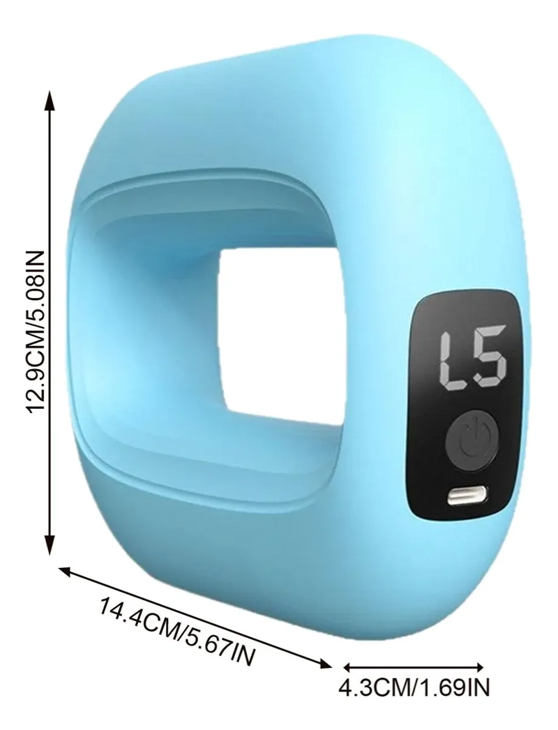 ANILLO MASAJEADOR VIBRACION RECARGABLE MUSCULOS DEPORTE - 5