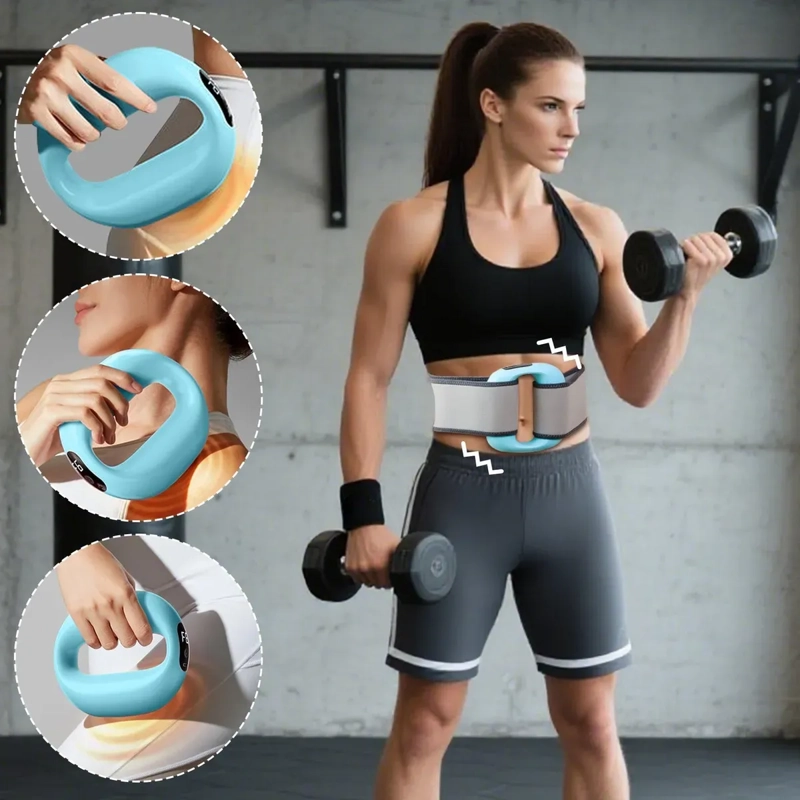 ANILLO MASAJEADOR VIBRACION RECARGABLE MUSCULOS DEPORTE - 7