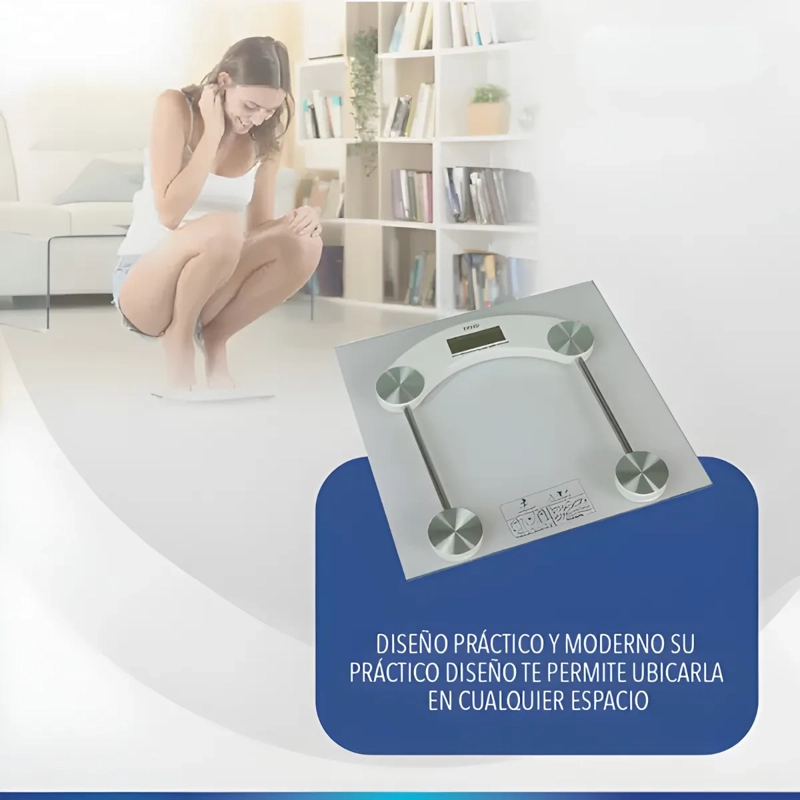 BALANZA ELECTRONICA BAÑO GIMNASIO GYM DIGITAL HASTA 180KG - 3