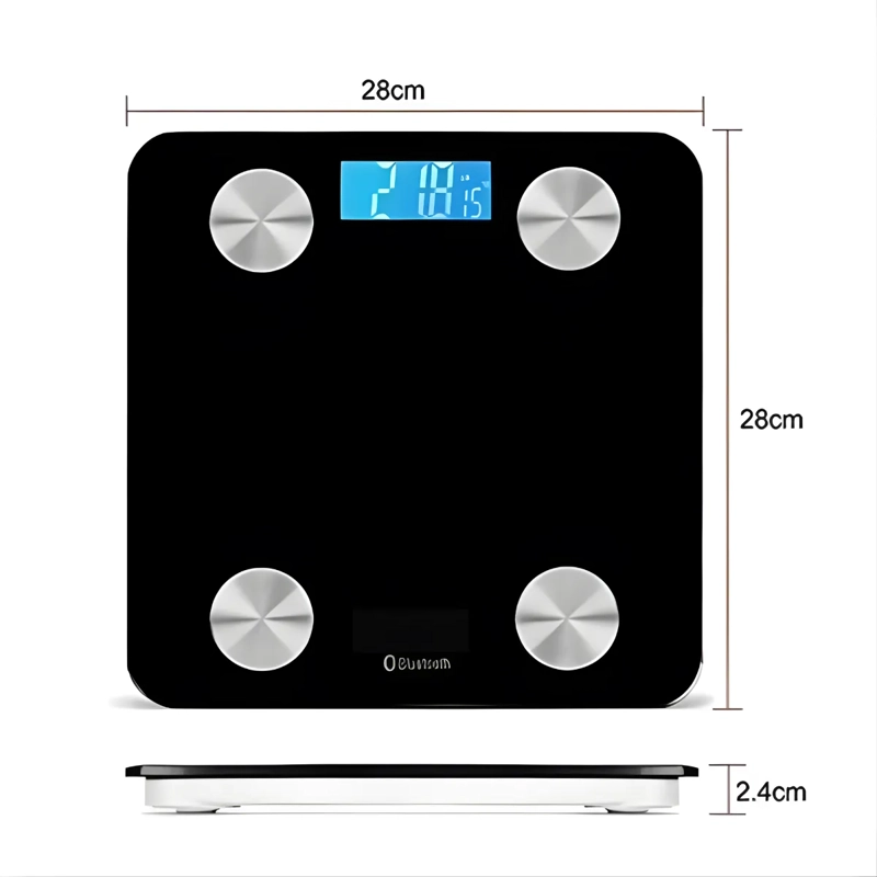 BASCULA ELECTRONICA INTELIGENTE IRM APP GRASA CORPORAL 180KG - 4
