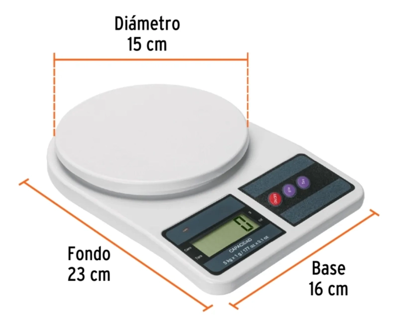 PESA DE PRECISION 0.1G A 500G PORTATIL PANTALLA LCD - 4