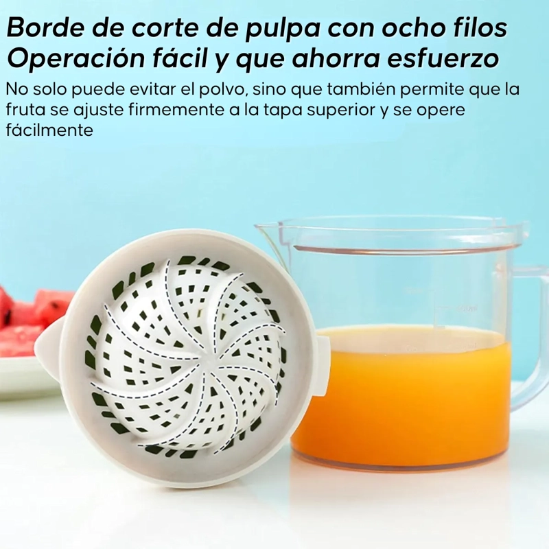 EXPRIMIDOR DE JUGO MANUAL PARA NARANJA Y LIMON CON JARRA - 4