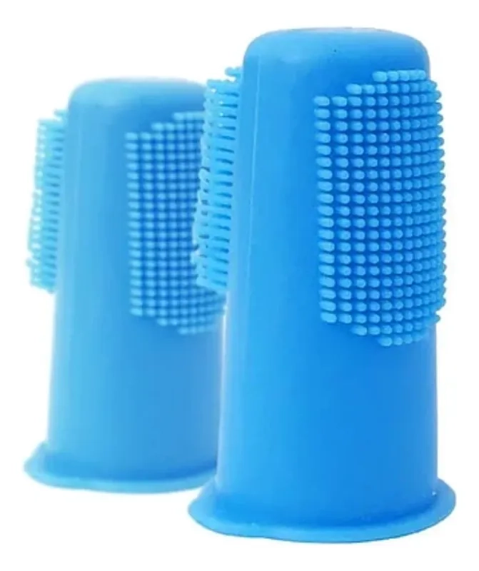 KIT DENTAL PARA MASCOTAS PASTA DE DIENTES Y 3 CEPILLOS - 2