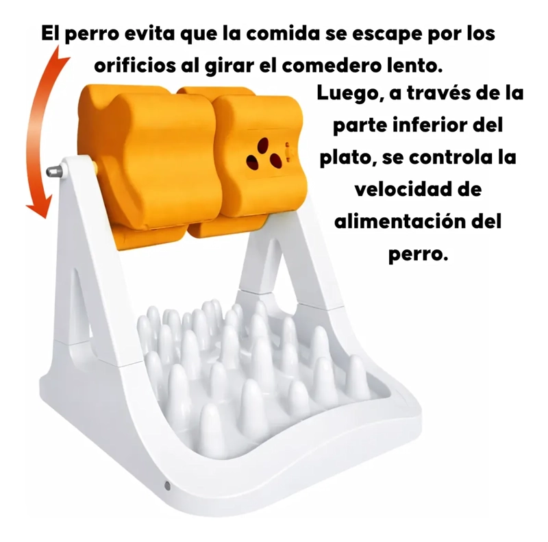 JUGUETE COMEDERO LENTO E INTERACTIVO PARA PERROS IQ TRAINING - 4