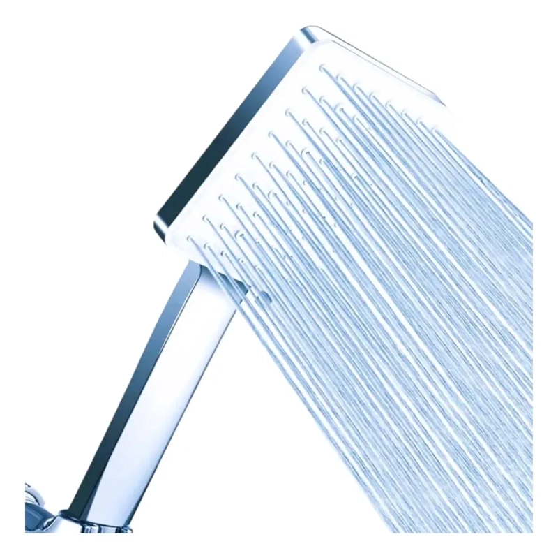 SET DE DUCHA CABEZAL CUADRADO CON FLEXIBLE 1.5 M Y SOPORTE - 3