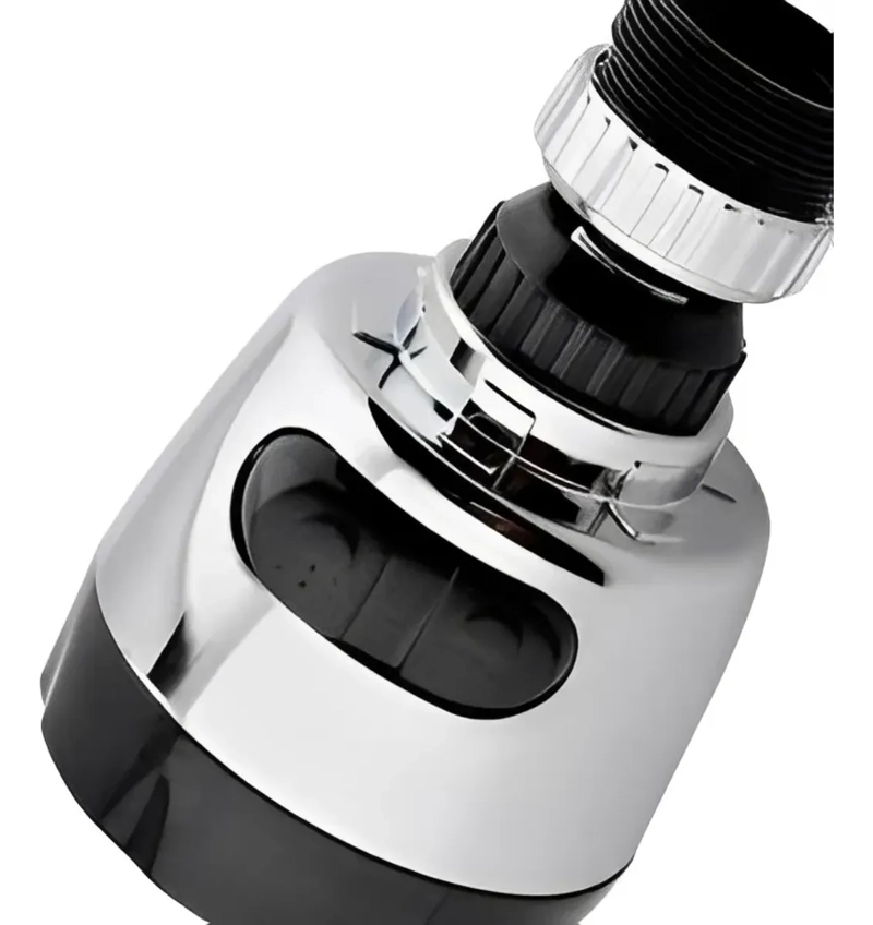 CABEZAL ADAPTADOR AIREADOR GRIFO GIRATORIO 360 AHORRA AGUA - 6