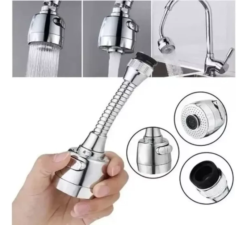 AIREADOR ROCIADOR PARA GRIFO FLEXIBLE AHORRADOR DE AGUA - 2