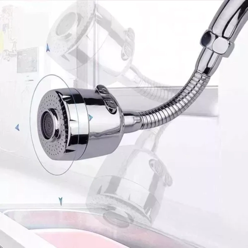 AIREADOR ROCIADOR PARA GRIFO FLEXIBLE AHORRADOR DE AGUA - 6