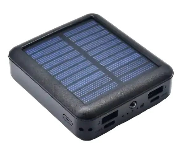 POWER BANK SOLAR IRM R19 10000MAH CARGA RAPIDA 4 EN 1 CONECTORES USB TIPO C NEGRO - 7